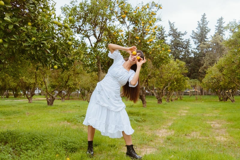 Woman in the forest